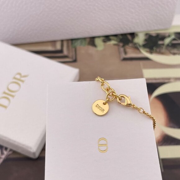 Dior Necklace - D-dice cube pink lacquered necklace - Picture 2 of 5